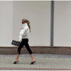 Retro Crocodile Pattern Short Women's Leather Jacket High Collar Zipper Loose Long Sleeve Jackets Lady Street Daily Wear