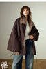 Women Coats Winter Oxford Fabric 3-in-1 Protection Cashmere-like Thickened Warm Plush Cotton Coats