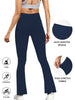 Plus Size Elegant Women's High-Waisted Flared Pants for Yoga Workout. Suitable for Women Leggings to Use for Leisure