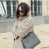 Double-side Long Trench Coats Women's Loose Full Sleeves Single-breasted Pockets Lapel Coats Ladies Spring Outwear