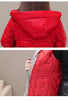 Shiny Down Cotton Coat Women Korean Winter Thick Warm Long Hooded Parkas Female Casual Windproof Jackets Ladies Outerwe