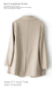 Women's Coat Pure Wool Plaids and Tweedst Camel Women's Coat Elegant Trench Coat