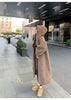 Winter Thick Women's Long Imitation Mink Plush Cardigan With Integrated Fur Eco-Friendly Hooded Fur Coat Solid Color