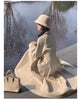 Winter Long Wool & Blends Coat for Women Chic Elegant Womans Clothing Skirted Woolen Overcoat