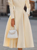 Casual Long Sleeve Maxi Dress Women Autumn Winter Party A-line Slim Dresses Elgant Vestidos