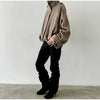 Elegant Women's Short Woolen Coats Stand Collar Double Breasted Long Sleeve Female Jacket Autumn Winter Lady Warm Outwear