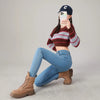 Women's Slim Skinny Jeans Comfortable Stretch Casual Solid Colours Pencil Pants Female Black Denim Trousers