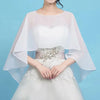Women's Chiffon Cape Bolero Femme Mariage Chalas Mujer Evening Wedding Bridal Jacket Wraps Accessories Peleryna Cloak Boda Shawl