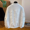 Ladies Short Jacket Spring Autumn Round Neck Lady Baseball Outerwear Versatile Loose Korean Version Women's Coat