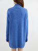 Turtleneck Sweater Women's Pullovers 100% Merino Wool Long Sweater Dress Fall Winter Warm Long Sleeve Knit Jumper Female Dresses