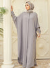 Abaya Dress Muslim Robe Abaya Ramadan Ladies Long Sleeve Islamic Dress Middle East Abayas Women Clothing Without Hijab