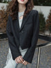 Spring Women's Elegant Design Dress Jacket Short Street Style High End Temperament Women Blazer