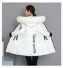 Parkas Women Winter Jacket Coat Hooded Fur Collar Outwear Female Parka Thick Cotton Padded Female Overcoat