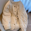 Autumn Winter Female Commuter Simple Slim Warm Cotton-Padded Jacket Women Celebrity Age-Reducing Foreign Coat