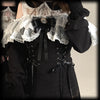 Original Japanese Lace Off-Shoulder Long Sleeve Dress Sweet Girl Kawaii Bowknot Women's Elegant Lolita Short Dresses