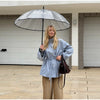 Drawstring Waist Button Women Cargo Jacket Long Sleeve Pockets Spring Casual Female Coat Street Commute Lady Outwear Tops