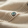 Spring Women's Cardigan 100% Cashmere Knitted Sweater Chic Tops Cashmere Coat Casual O-Neck Loose Women Cardigan