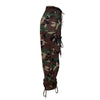 Women Streetwear Drawstring Pants Autumn Winter Camouflage Print Loose Safari Cargo Harem Hip Hop Trousers
