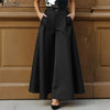 Stylish Women's Wide Leg Pants Elegant High Waist Loose Solid Color Trousers Autumn Commuting Streetwear S-3XL