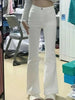 Autumn Spring Slim Skinny Jeans Women Denim Pants Vintage White Tight Trousers Female Elastic Jeans Casual Flare Pants