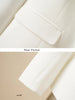 Light Job Style Draped Small Suit Women's Jacket One Button Long Sleeve Non-Slit Suit Top Spring & Fall Style