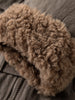 Women's Fur-Lined Down Parka with Wool Blending Mid-Length Winter Jacket for Winter Long Hooded Jacket