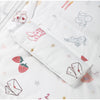 Women's Floral Print Hooded Puffer Jacket with Bow Decor Cute Oversized Winter Warm Coat Loose Casual Feminine Outerwear