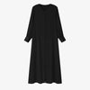 AS SS26 light satin ball buttons dress lightweight comfortable fabric dressy woman clothes