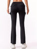 American Girl Multi-Pocket Cargo Pants, Women Slim Fit Flare Floor-Length Casual Trousers for Spring