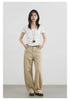 Women Jeans Solid Loose Casual Split Wide Leg Denim Pant Workwear Female Trousers Spring Autumn
