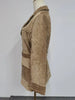 Casual Brown Velvet Blazer for Women Winter Thickened Long Sleeve Lapel Jacket Stylish Versatile Outerwear