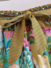Women Peacock Floral Print Bohemian Wide Leg Pants Lady Elastic Waist Loose Rayon Boho Long Pant Oversize Trousers
