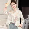 Women's Leisure Jacket Spring Autumn Retro Printing Be All-match Lady Outerwear Chinese Style Ladies Short Coat