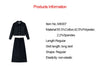 Women's Vintage Elegant Denim Skirt Set Long Sleeve Lapel Denim Jacket Split A-line Skirt Office Lady Denim Suits M8307
