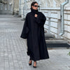 Black Stand Collar Trench Coat Women Casual Long Sleeve Single-breasted Loose Windbreaker Lady Autumn High Street Outwear