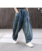 High waisted Oversized Loose Jeans Women's Streetwear Spring and Autumn Art Retro Casual Denim Lantern Pants Female
