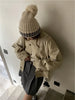 Korea Short Outerwear Woman Casual Loose Lazy Chic Long Sleeve Cotton Blends Windbreaker Coats Thin Thench