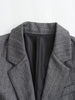 Women With Pockets Striped Single Breasted Blazer Vintage Notched Neck Long Sleeves Female Chic Lady Outfits