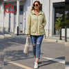 Spring Women Parkas Plus Size Short Grey Padded Down Coats Hooded Women's Jacket Outerwear Quilted AM-10075