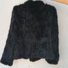 Winter Women Turtle neck Warm Knitted Natural Fur coat Long Sleeve Female Warm Winter Genuine Fur Jacket Thick Outwear