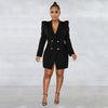 Elegant Women Blazer Women Autumn Winter Streetwear Robe Femme Blazer Style Bodycon Midi Dress Female Clothing