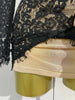 Sexy Black Lace High Neck Hollow Out Design Bodycon Mini Dress Women Long Sleeve Evening Party Club Bar Cocktail Celebrity Gowns