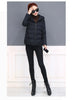 Winter Women's Cold Coat Parkas Hooded Padded Jacket Cropped Jacket Plus Size Long Sleeve Top Korean