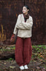 Winter Chinese Style Parkas For Women Bandage Plus Cotton Coats Long Sleeve Loose Pockets Vintage Cotton Parkas