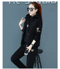 2 pieces women sets autumn thickened fleece sportswear vest+hoodies+pant cold-proof winter coat sets women's clothing