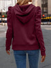 Autumn Gothic Style Casual Long-Sleeved Hooded Short Sweater Jacket Women Zipper Sports Hoodies Y2K Sweatshirt