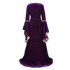 5XL women velvet evening dress indian medieval victorian dress custom designed victoria cosplay retro fancy dress long fa