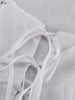 Black Lace-Up Dresses Woman Elegant Square Neck Long Sleeve Dresses Casual High Waisted Ankle-Length Dress