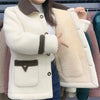 Winter Lambswool Coat With Velvet Padded Mother Fur Coat Woman Parkas Cotton Clothes Female Outerwear 5XL