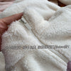 Korean style Coat Women Autumn Winter Women's Long Plush Fleece Zipper Jacket Women Fur Cardigan Coat